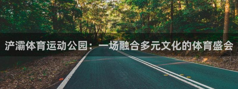vsport体育在线官网：浐灞体育运动公园：一场融合多元文化的体育盛会